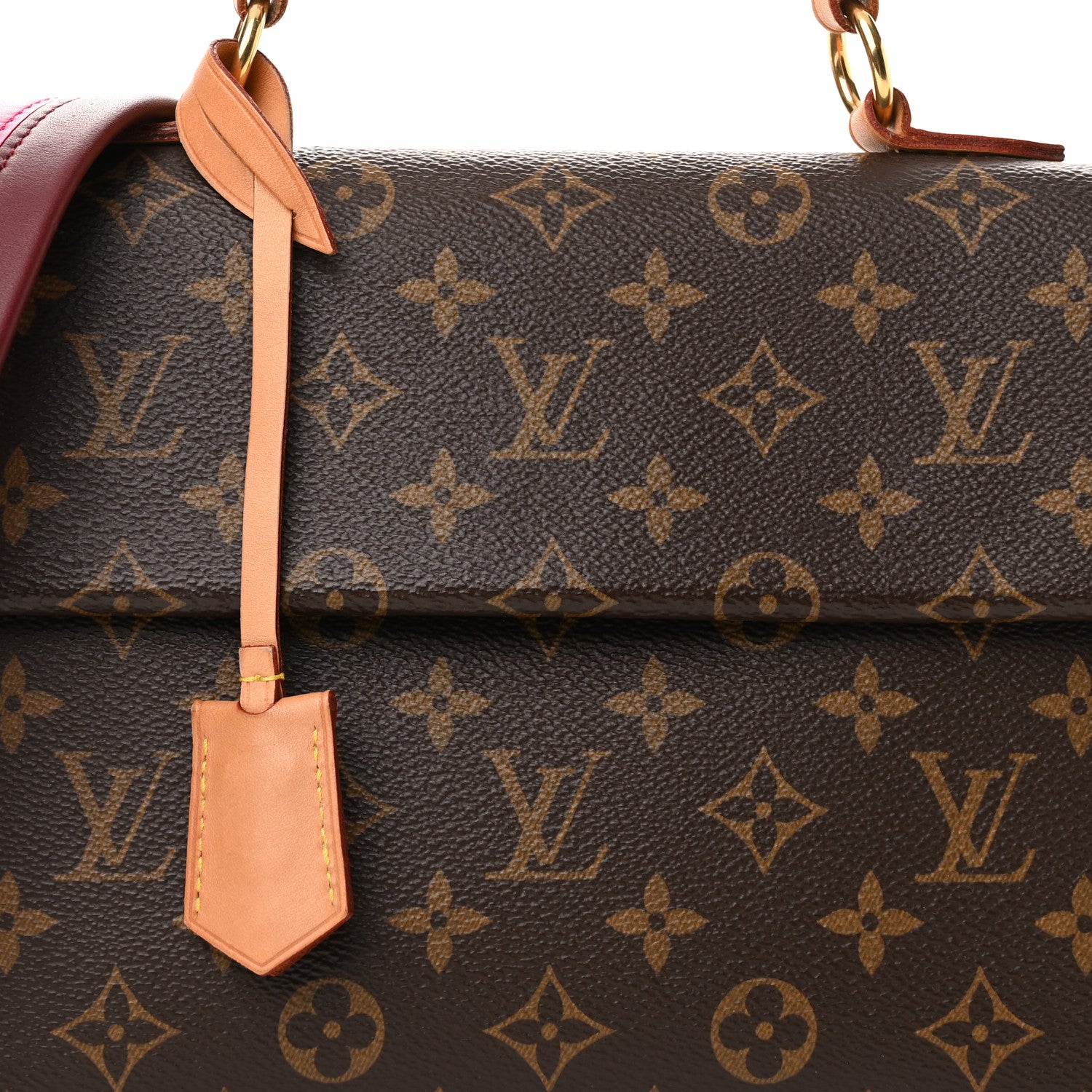 Louis Vuitton Monogram Cluny BB Bordeaux Fuchsia 7 of 10
