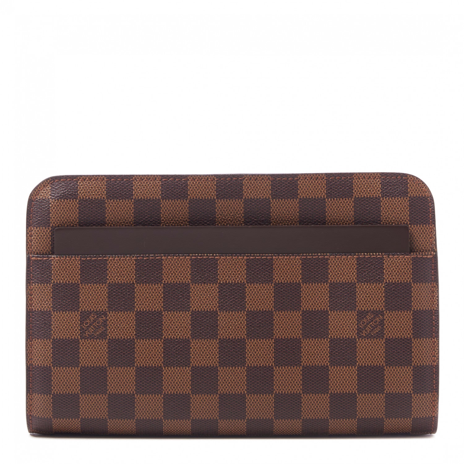 Louis Vuitton Damier Ebene Pochette Saint Louis Clutch 1 of 8