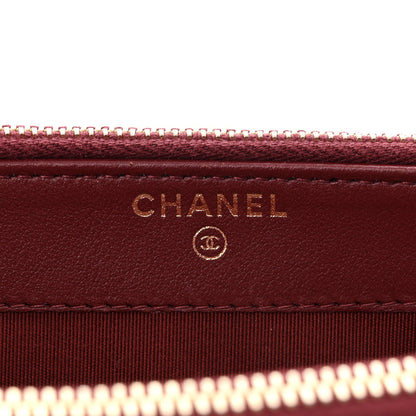 Chanel Caviar Quilted Small Boy Clutch With Chain Burgundy 8 of 19