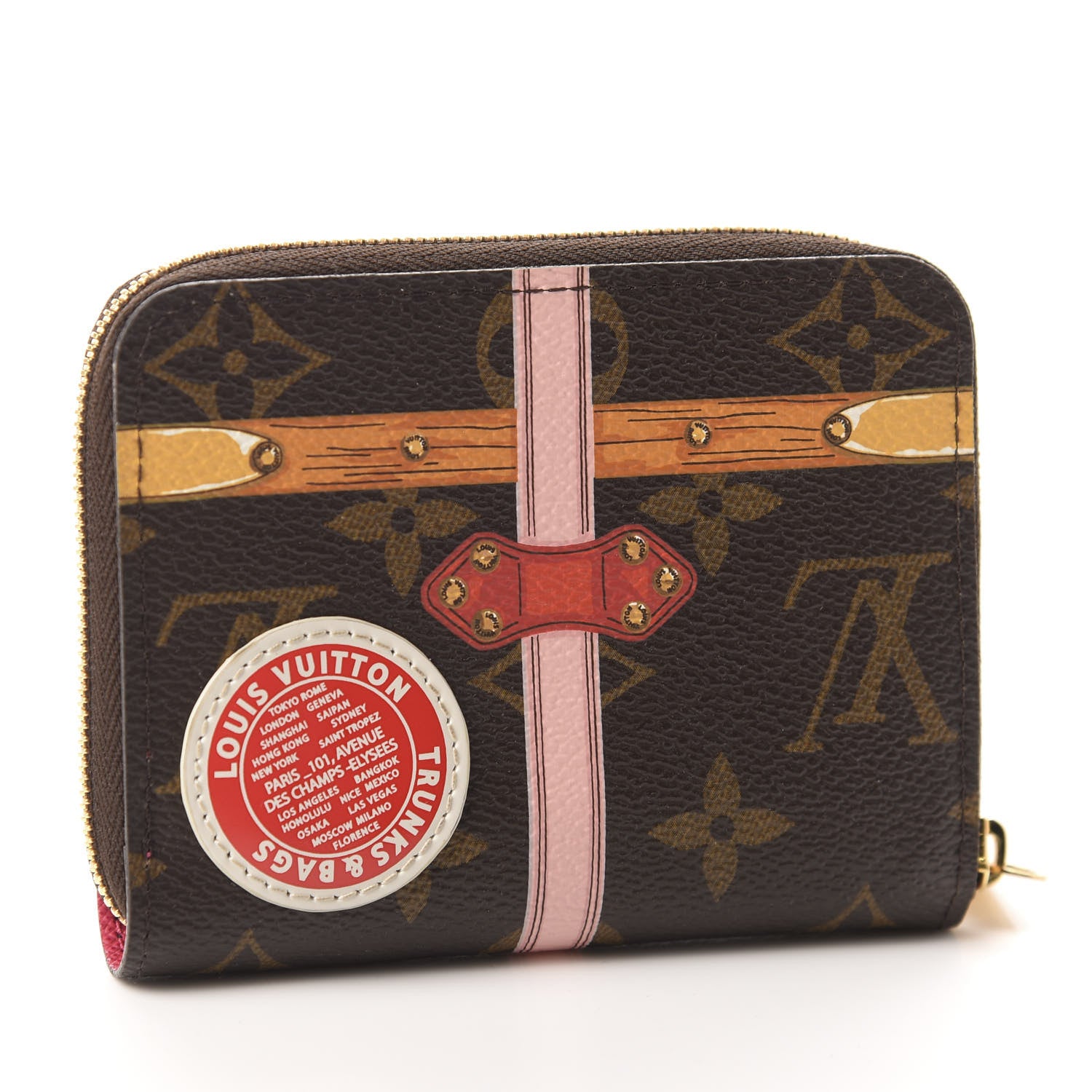 Louis Vuitton Monogram Summer Trunks Zippy Coin Purse 3 of 8