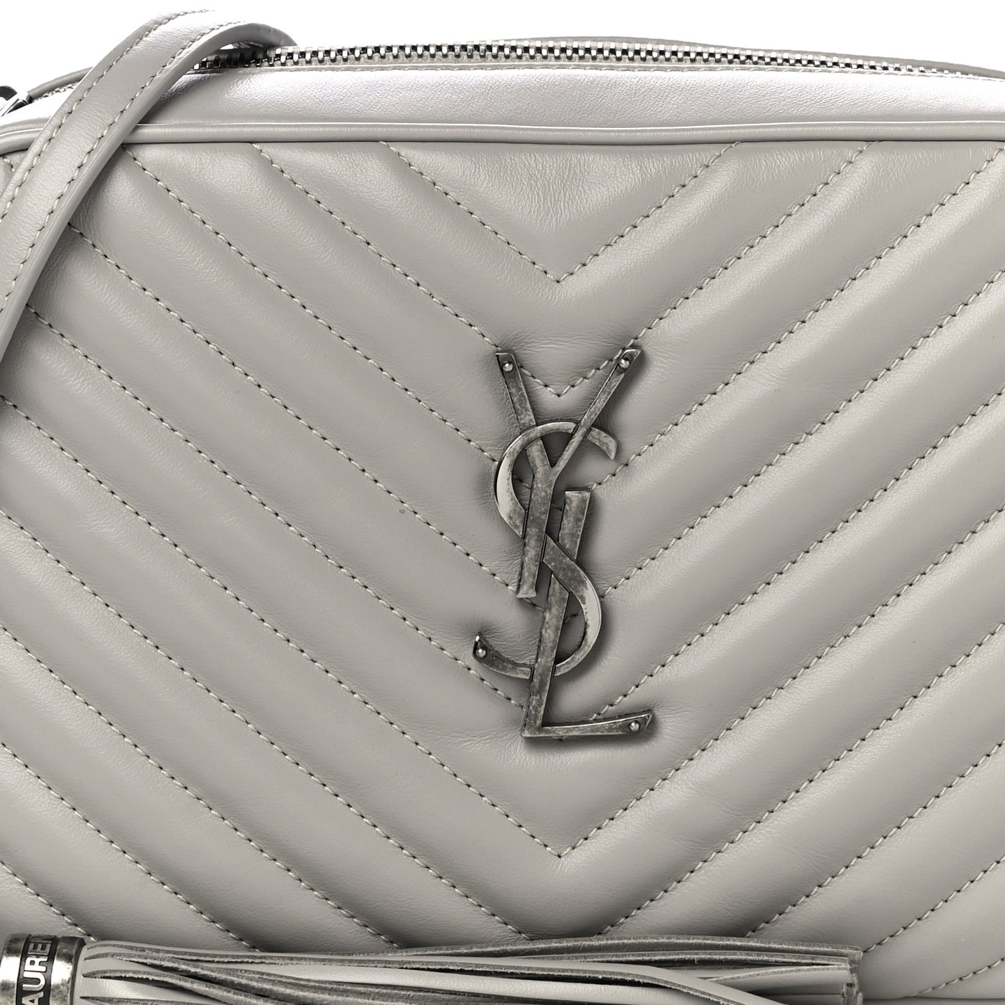 Calfskin Matelasse Monogram Lou Camera Bag Granite