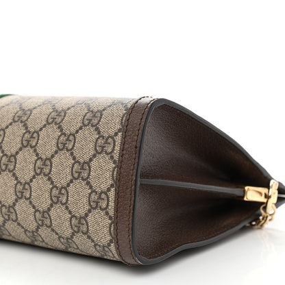 Gucci GG Supreme Monogram Web Medium Ophidia Chain Shoulder Bag Brown 8 of 8