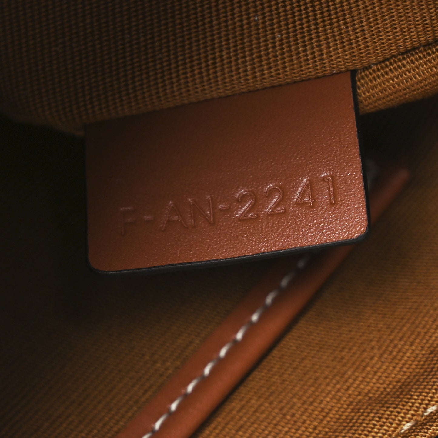 Triomphe Canvas Calfskin Ava Shoulder Bag Tan