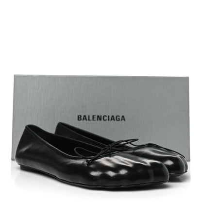 Balenciaga Soft Sheepskin Shiny Anatomic Ballerina Flats 39 Black 8 of 8