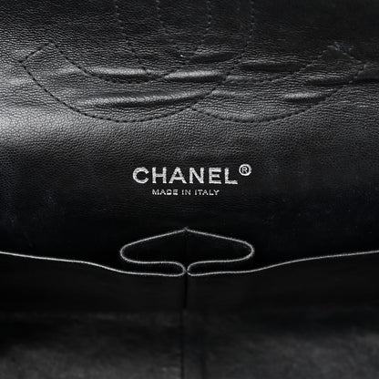 Chanel Patent Quilted Jumbo Double Flap Black 6 of 11