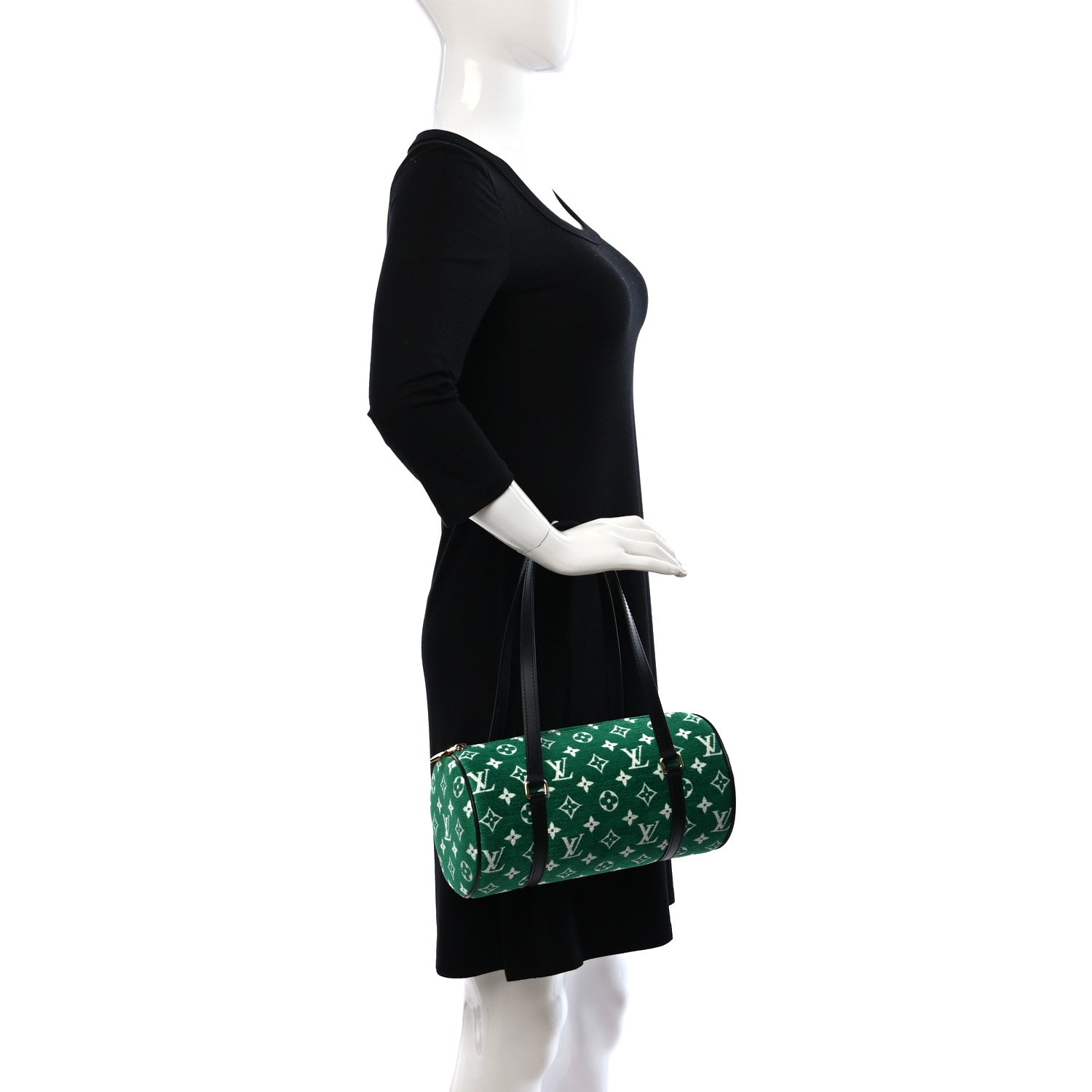 Louis Vuitton Monogram Jacquard Velvet Papillon Vert 2 of 9