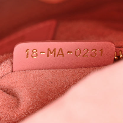 Christian Dior Lambskin Cannage Mini Lady Dior Pink 7 of 12