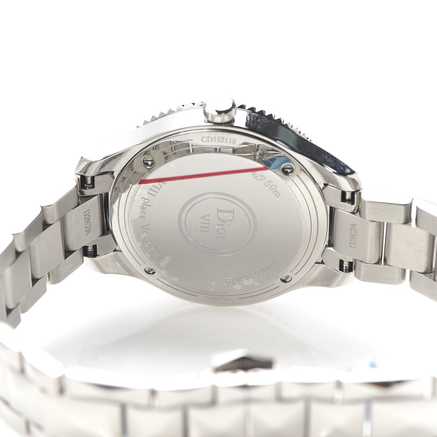 Christian Dior Stainless Steel Diamond Mother of Pearl 32mm Dior VIII Montaigne Quartz Watch 5 of 7