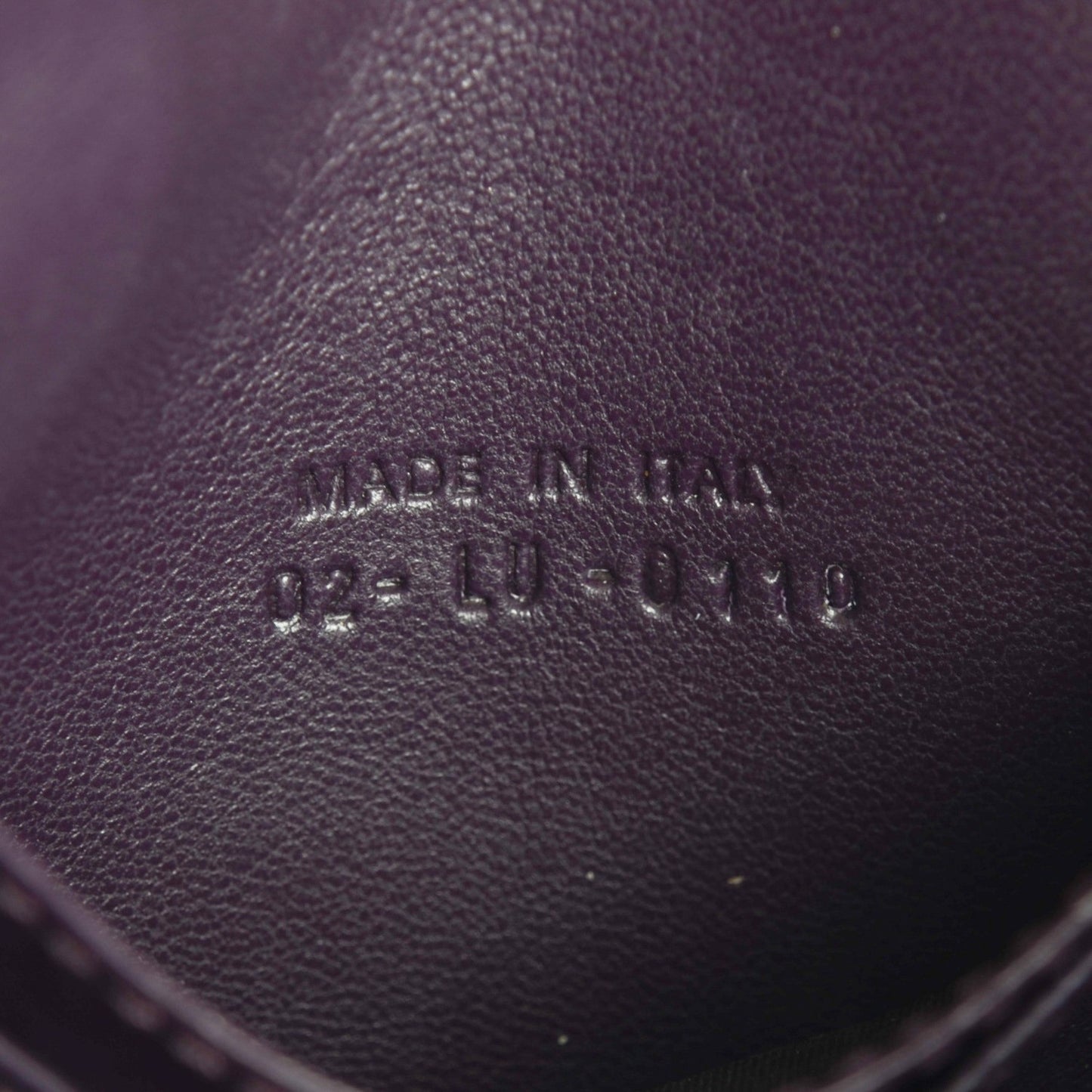 Patent Cannage Lady Dior Pochette Purple