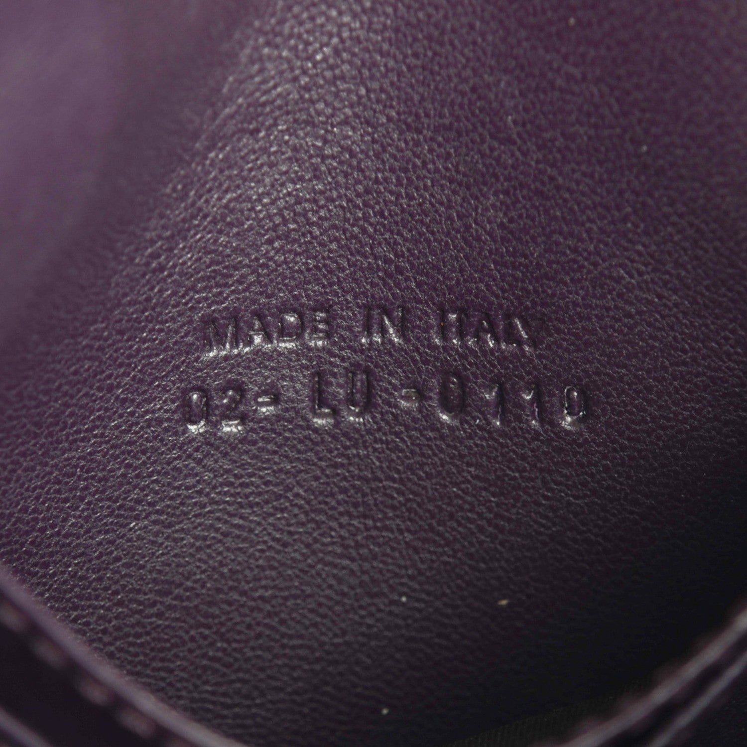 Christian Dior Patent Cannage Lady Dior Pochette Purple 7 of 9