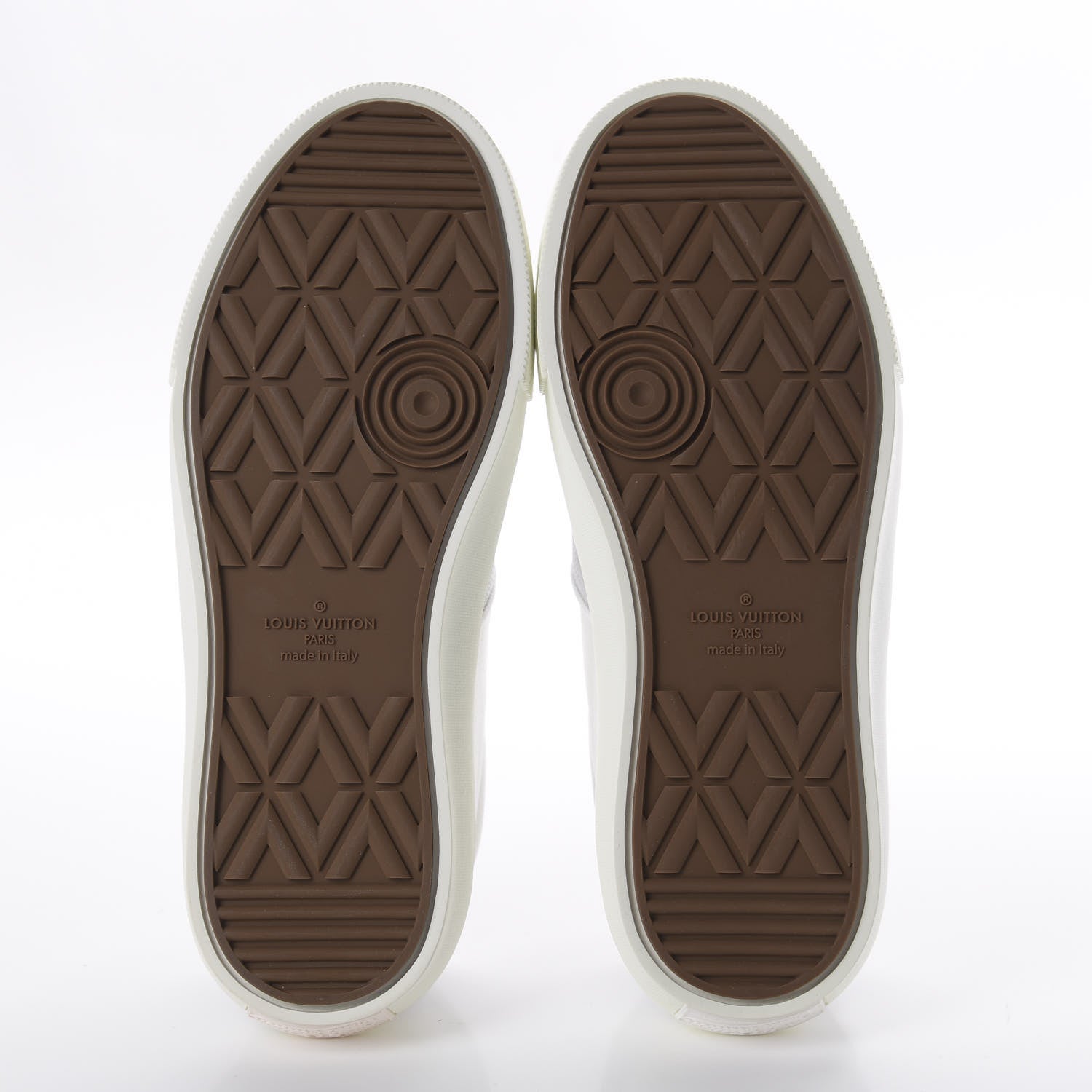 Louis Vuitton Monogram Trocadero Slip On Sneakers 5.5 White 5 of 9