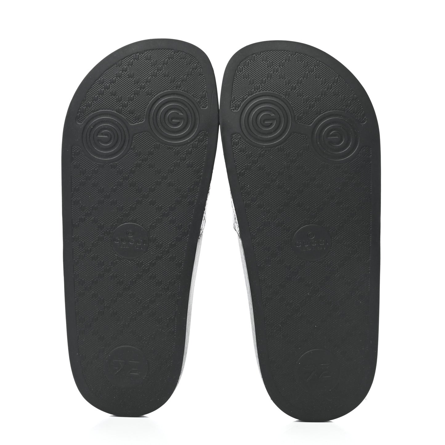 Microguccissima Slide Sandals 35 Black