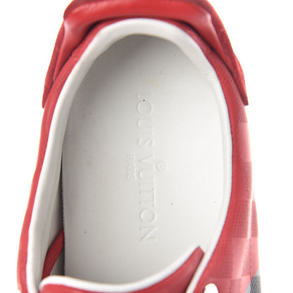 Louis Vuitton Damier Infini Frontrow Sneakers 7 Rouge 5 of 8