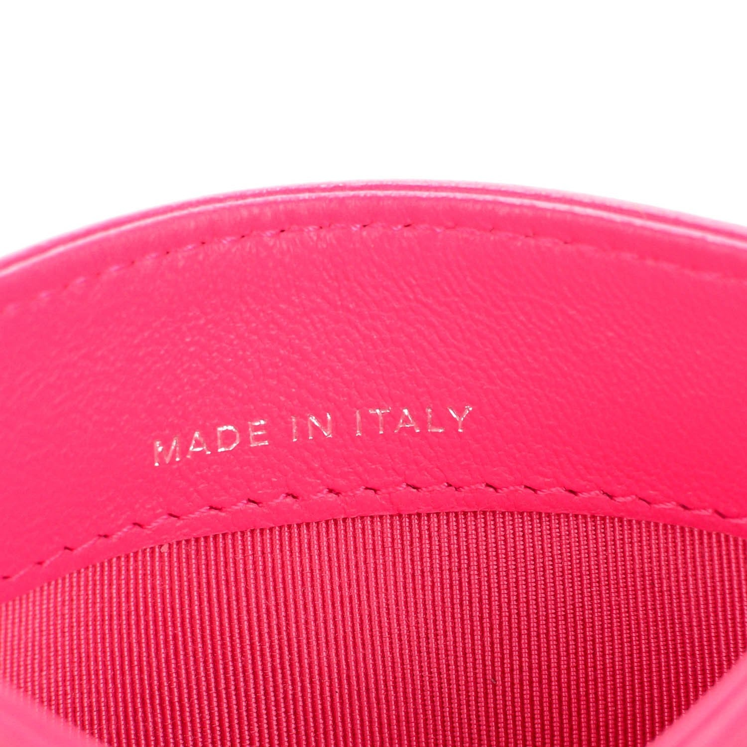 Chanel Lambskin Quilted Card Holder Fuchsia 7 of 8