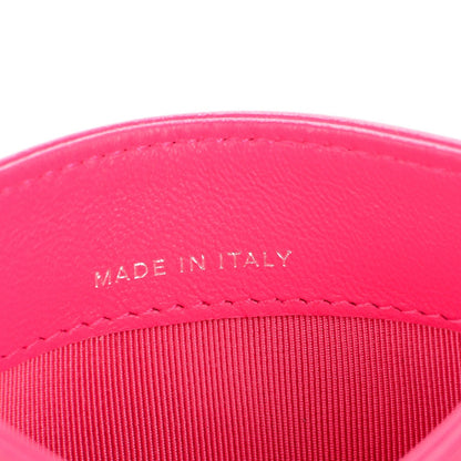 Chanel Lambskin Quilted Card Holder Fuchsia 7 of 8