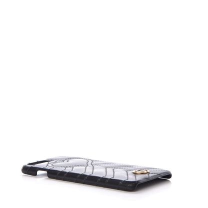Gucci Calfskin Matelasse Marmont iPhone 7 Plus Case Black 4 of 5