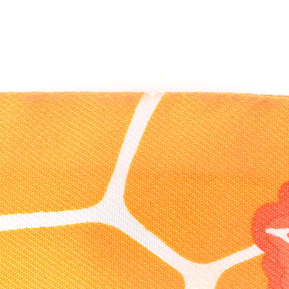 Hermes Silk The Three Graces Twilly Orange Mangue Anthracite 5 of 7