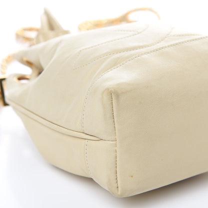Chanel Lambskin Mini CC Drawstring Bag Beige Clair 10 of 15