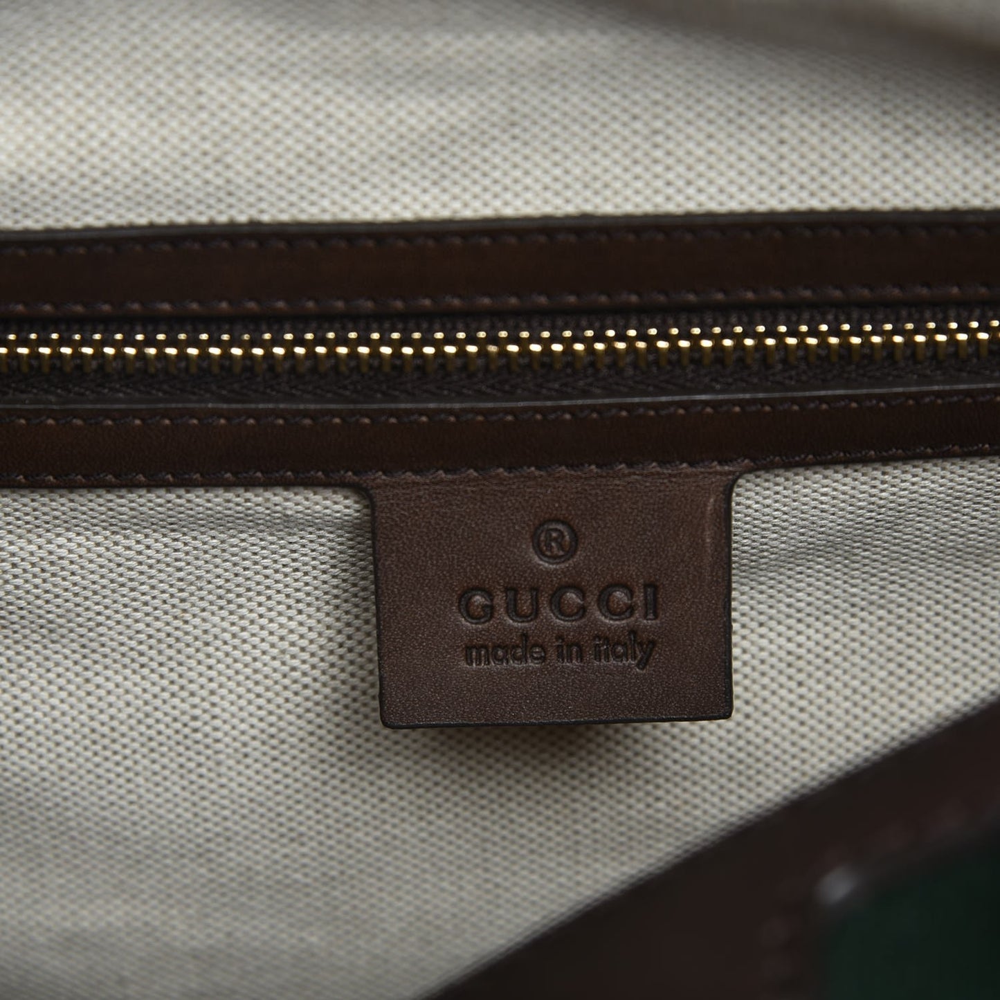Monogram Vintage Web Medium Boston Dark Brown