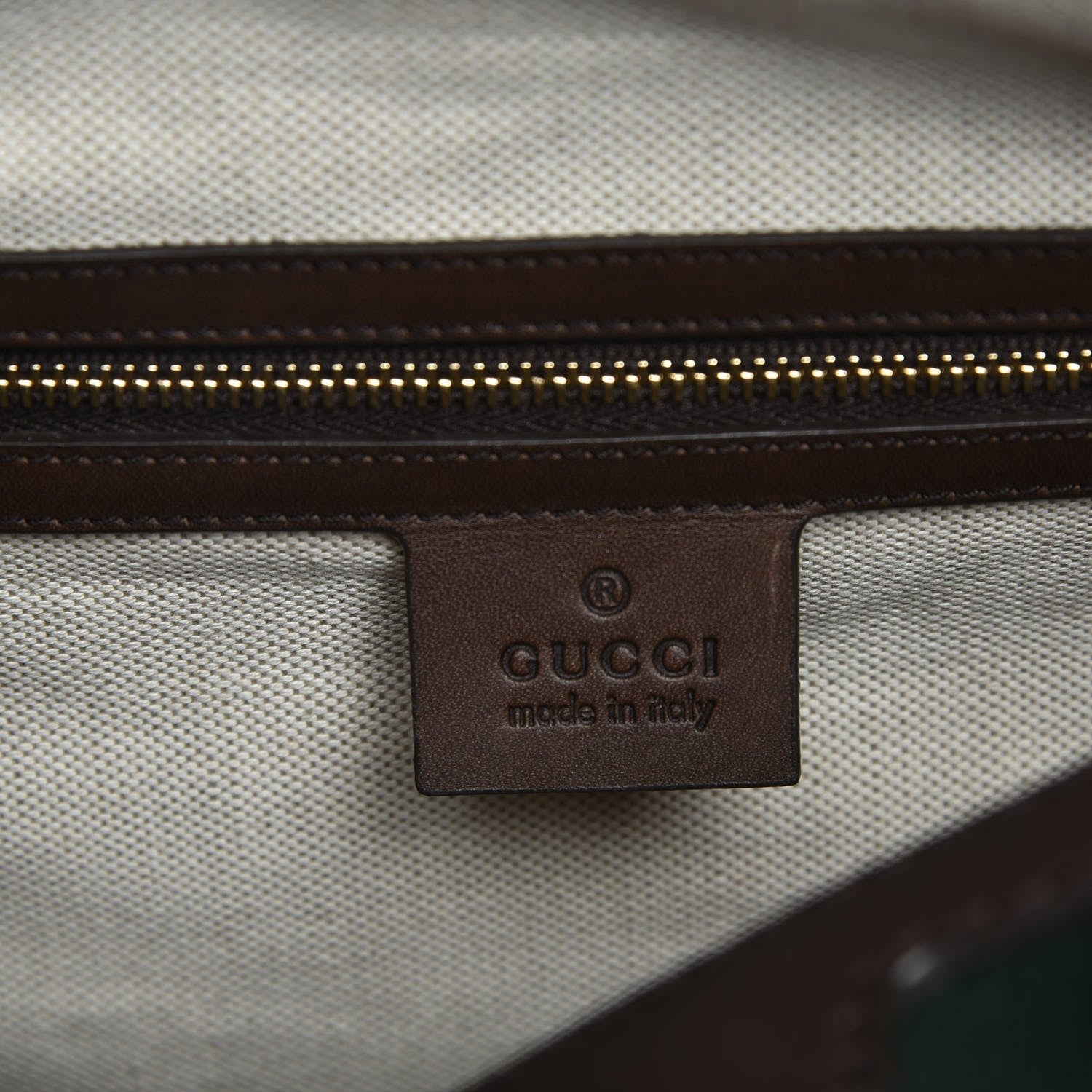 Gucci Monogram Vintage Web Medium Boston Dark Brown 7 of 12