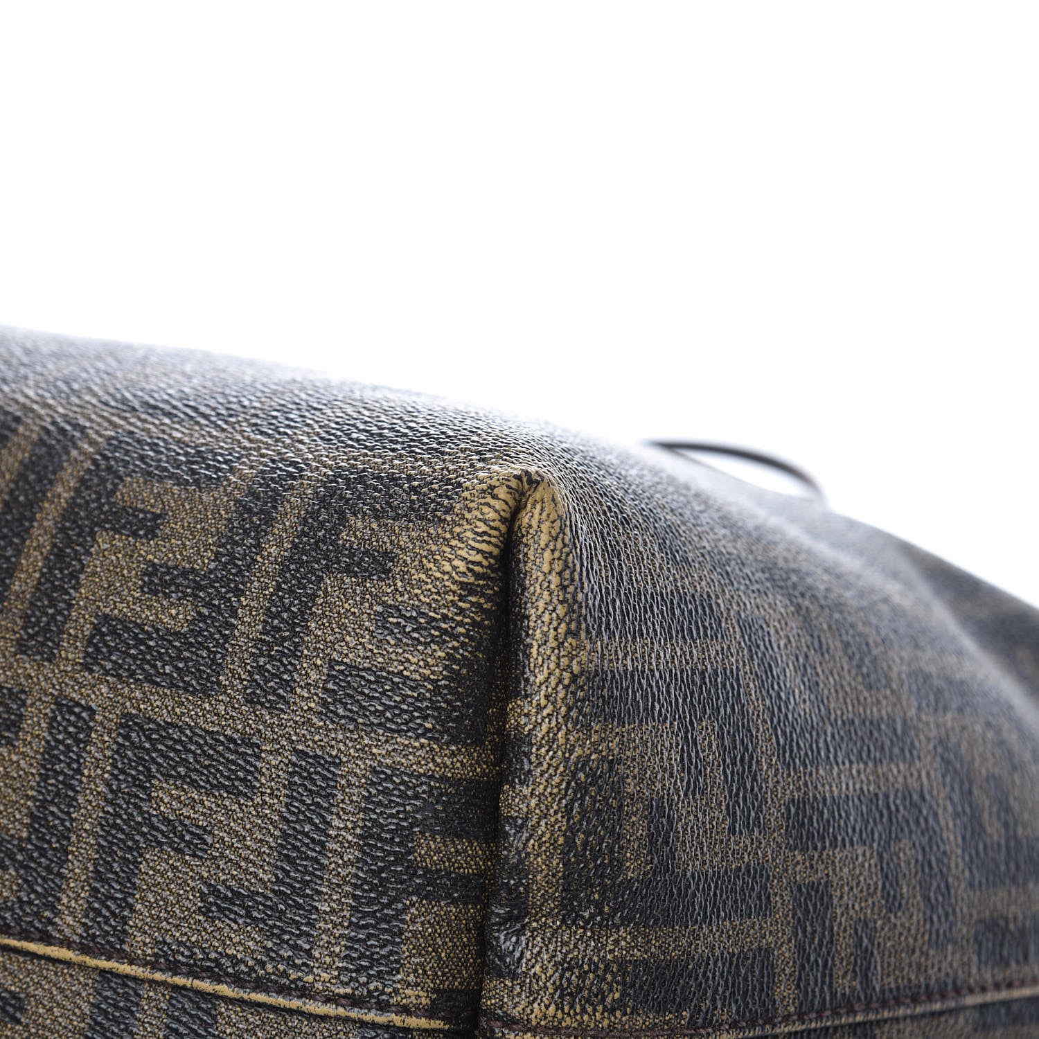 Fendi Zucca Spalmati Medium Roll Tote Tobacco Fuxia 10 of 19