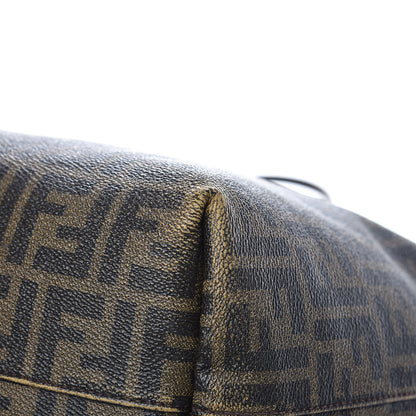 Fendi Zucca Spalmati Medium Roll Tote Tobacco Fuxia 10 of 19