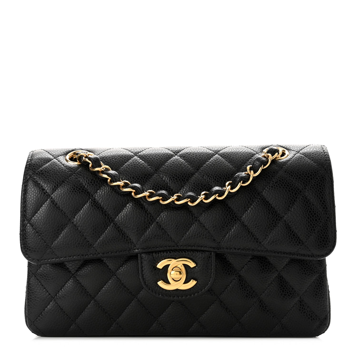 Chanel Caviar Quilted Small Double Flap Black 1 of 10