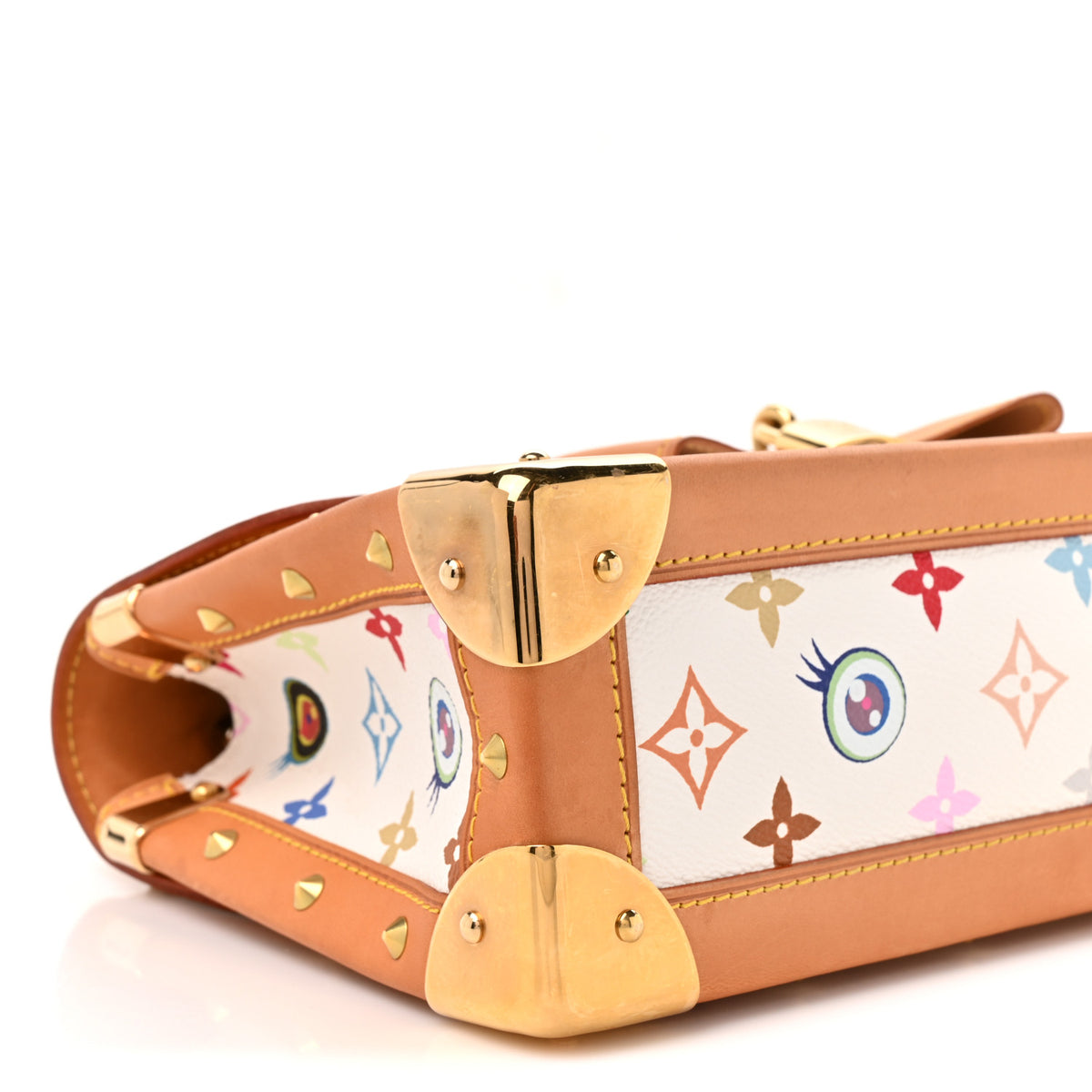 Monogram Multicolor Eye Need You White