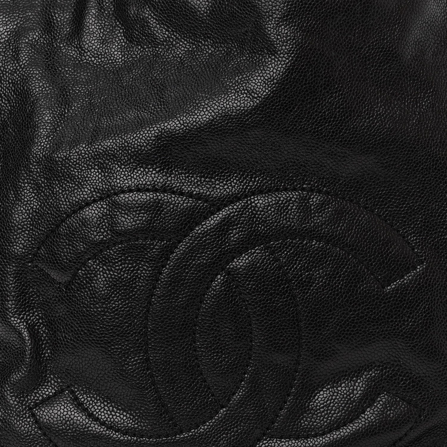 Chanel Glazed Caviar Modern Chain Tote Black 8 of 10