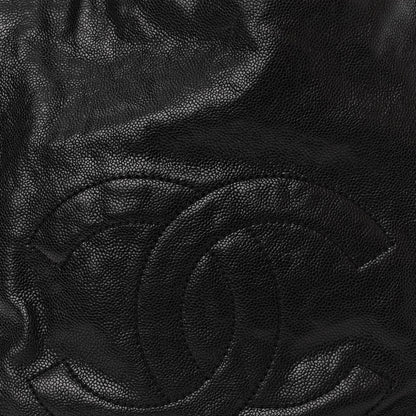 Chanel Glazed Caviar Modern Chain Tote Black 8 of 10