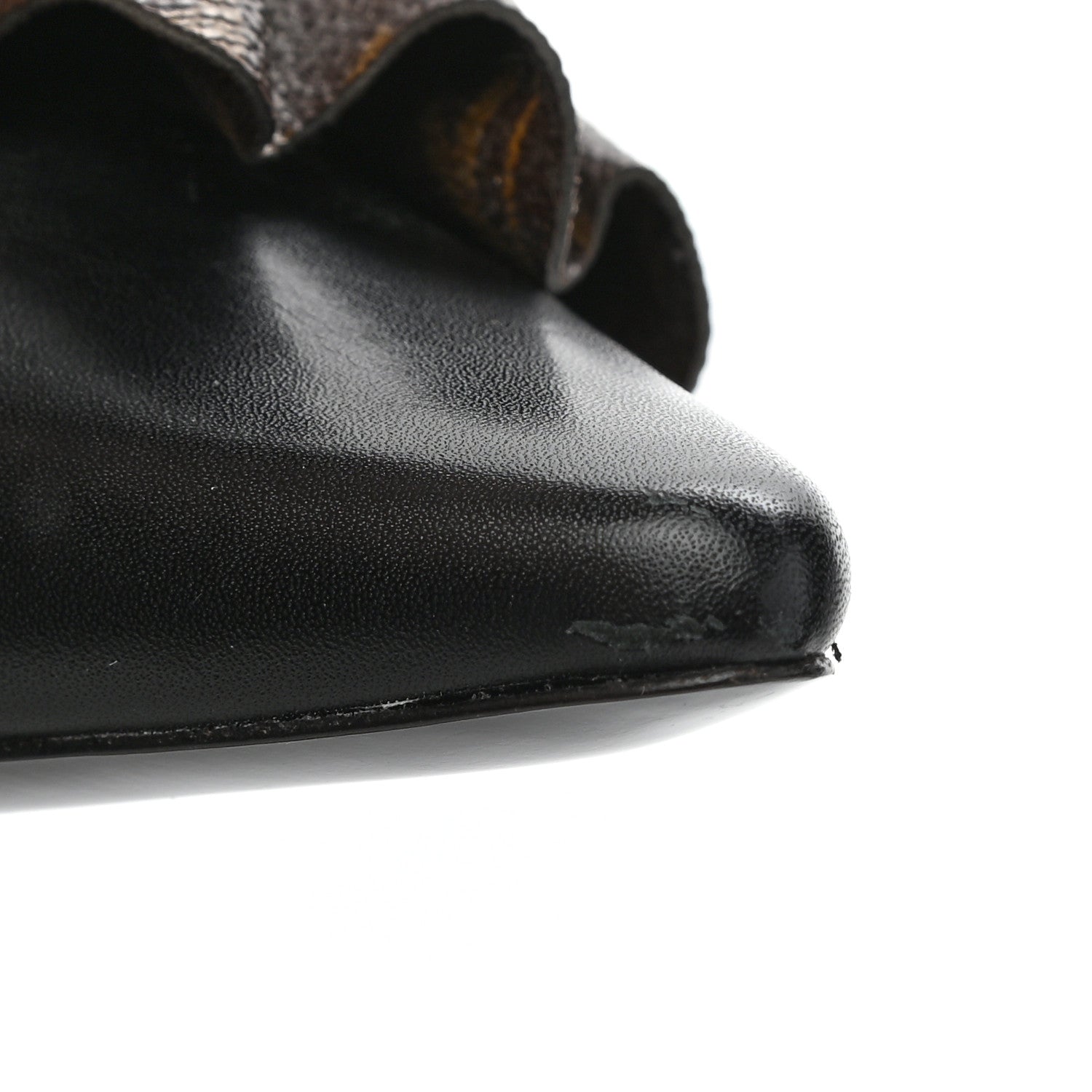 Louis Vuitton Calfskin Monogram Janet Ankle Boots 38 Black 8 of 8