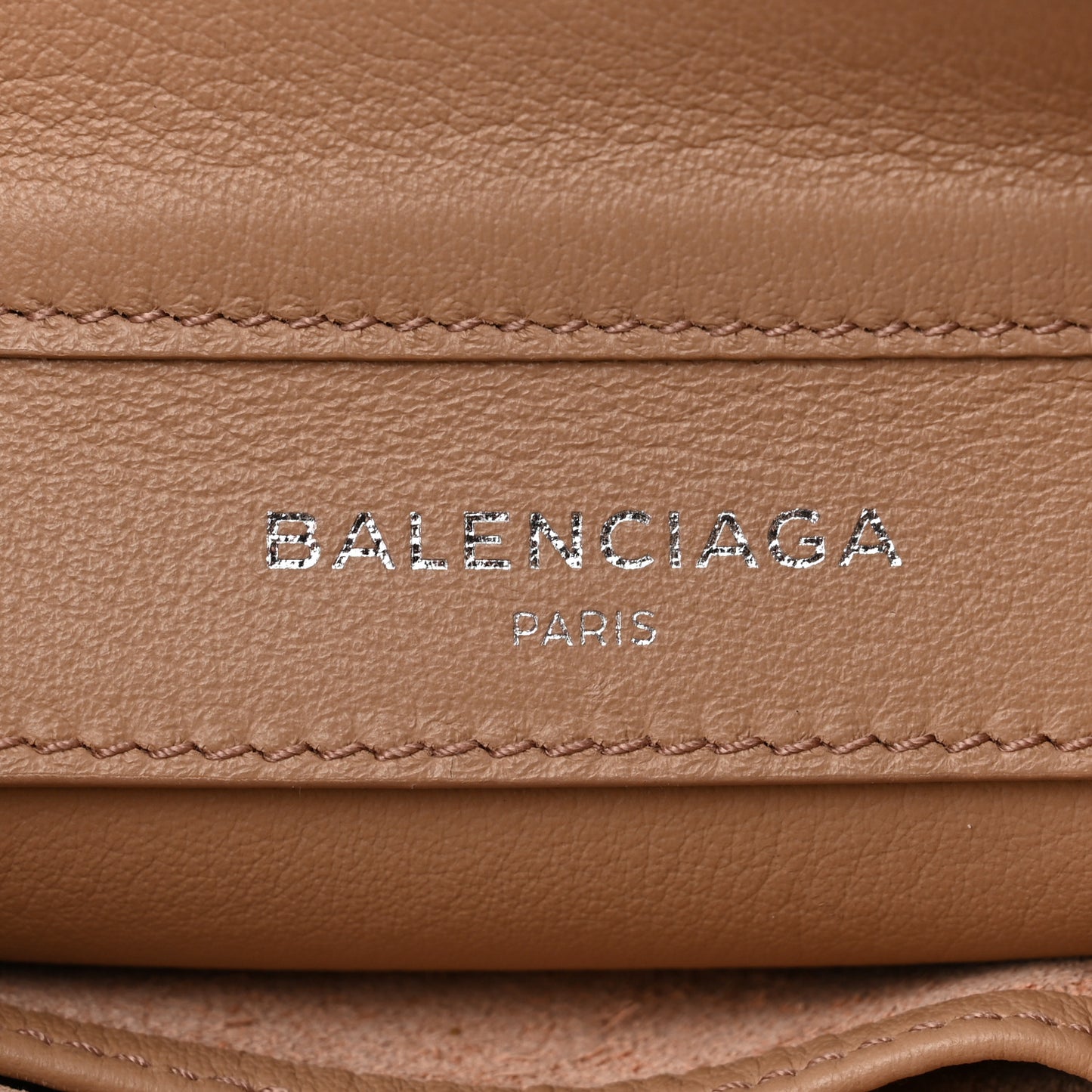 Veau Papier Classic Silver Hardware Triple XS Zip Around Crossbody Rose Des Sables