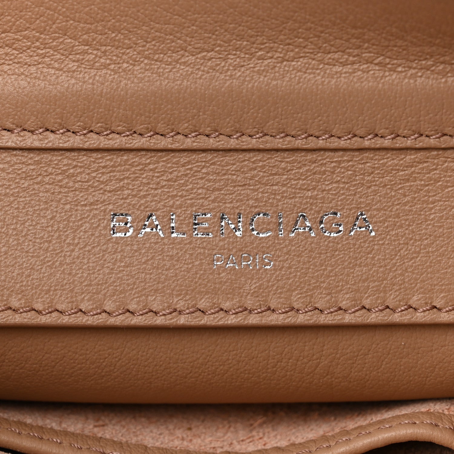 Balenciaga Veau Papier Classic Silver Hardware Triple XS Zip Around Crossbody Rose Des Sables 8 of 14