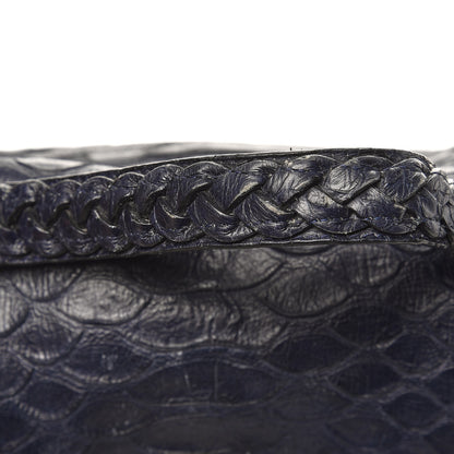 Mulberry Silky Snake Print Oversized Alexa Nightshade Blue 14 of 14
