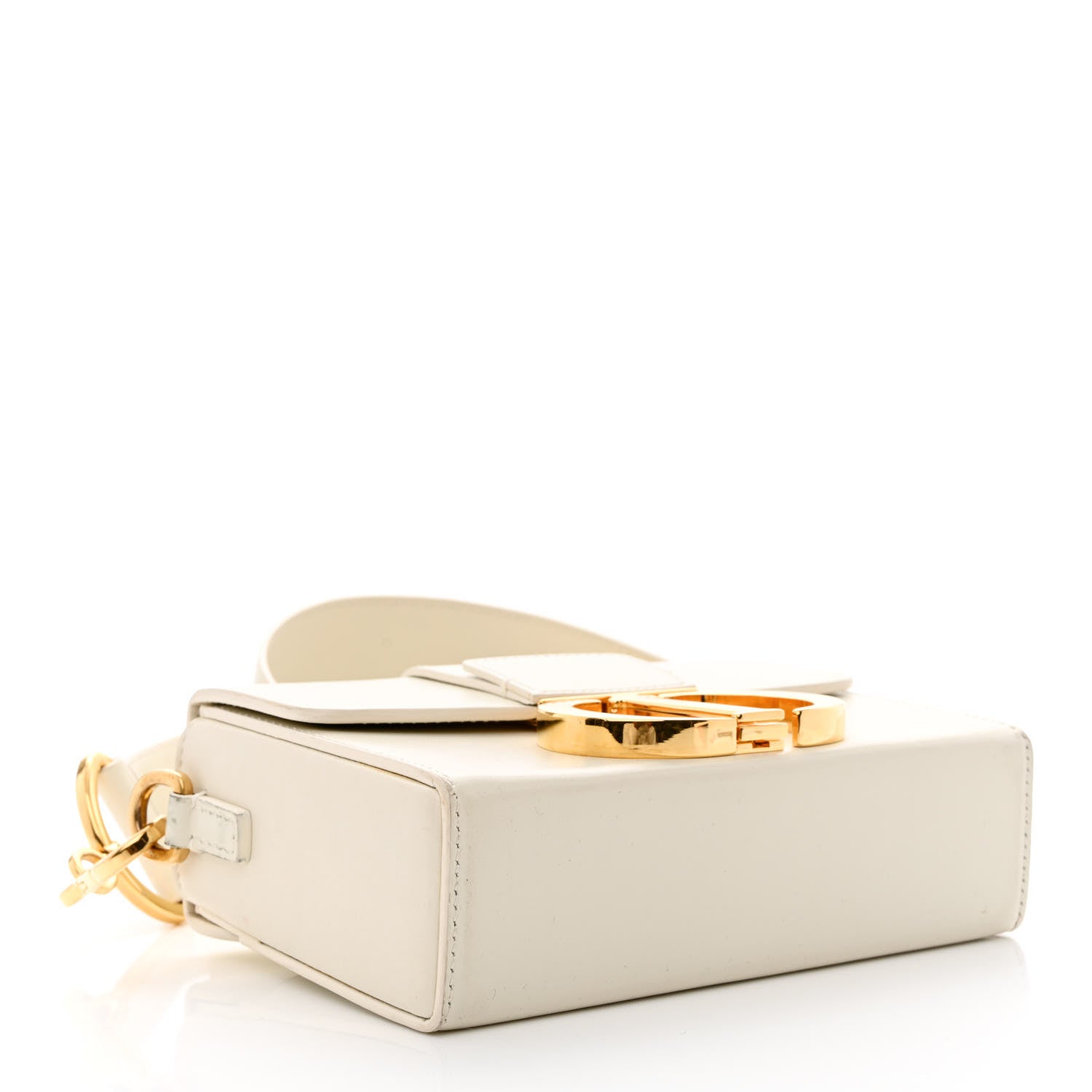 Christian Dior Smooth Calfskin 30 Montaigne Box Bag White 4 of 13