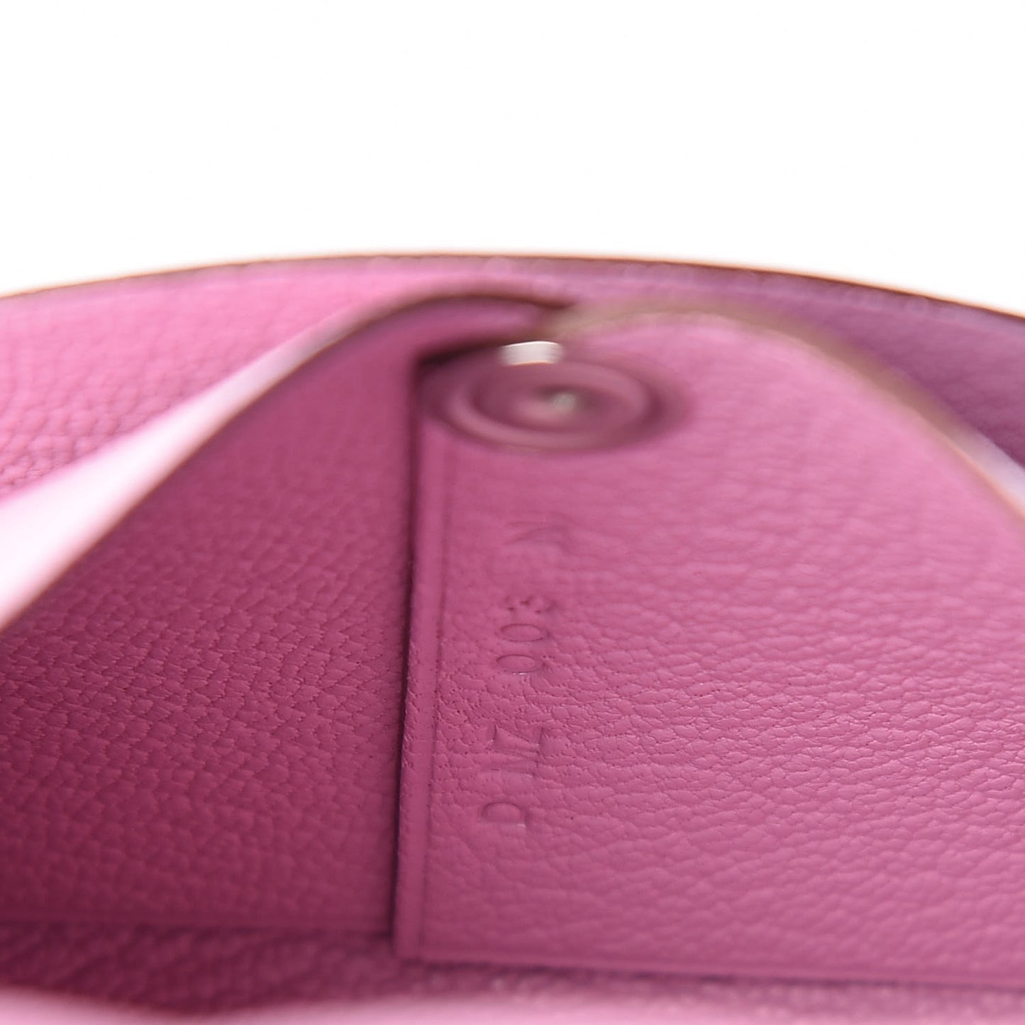 Chevre Mysore Bastia Coin Purse Mauve Sylvestre