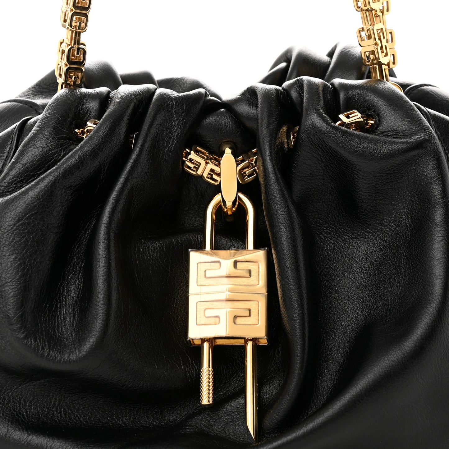 Calfskin Kenny Mini Shoulder Bag Black