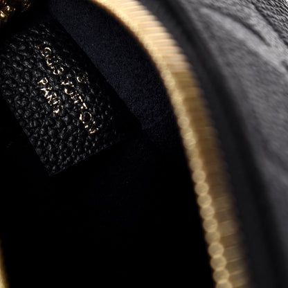 Louis Vuitton Empreinte Monogram Giant Neverfull MM Pochette Black 6 of 9