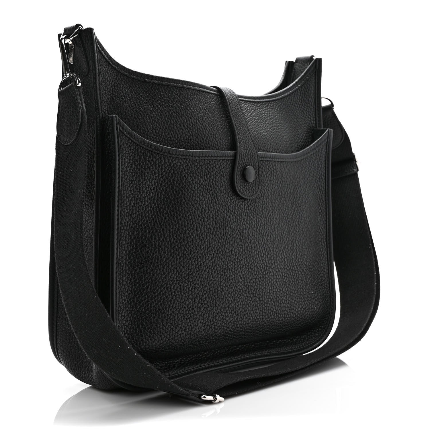 Hermes Taurillon Clemence Evelyne III GM Black 3 of 10