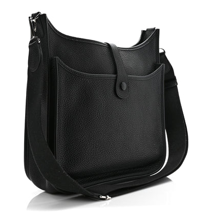 Hermes Taurillon Clemence Evelyne III GM Black 3 of 10
