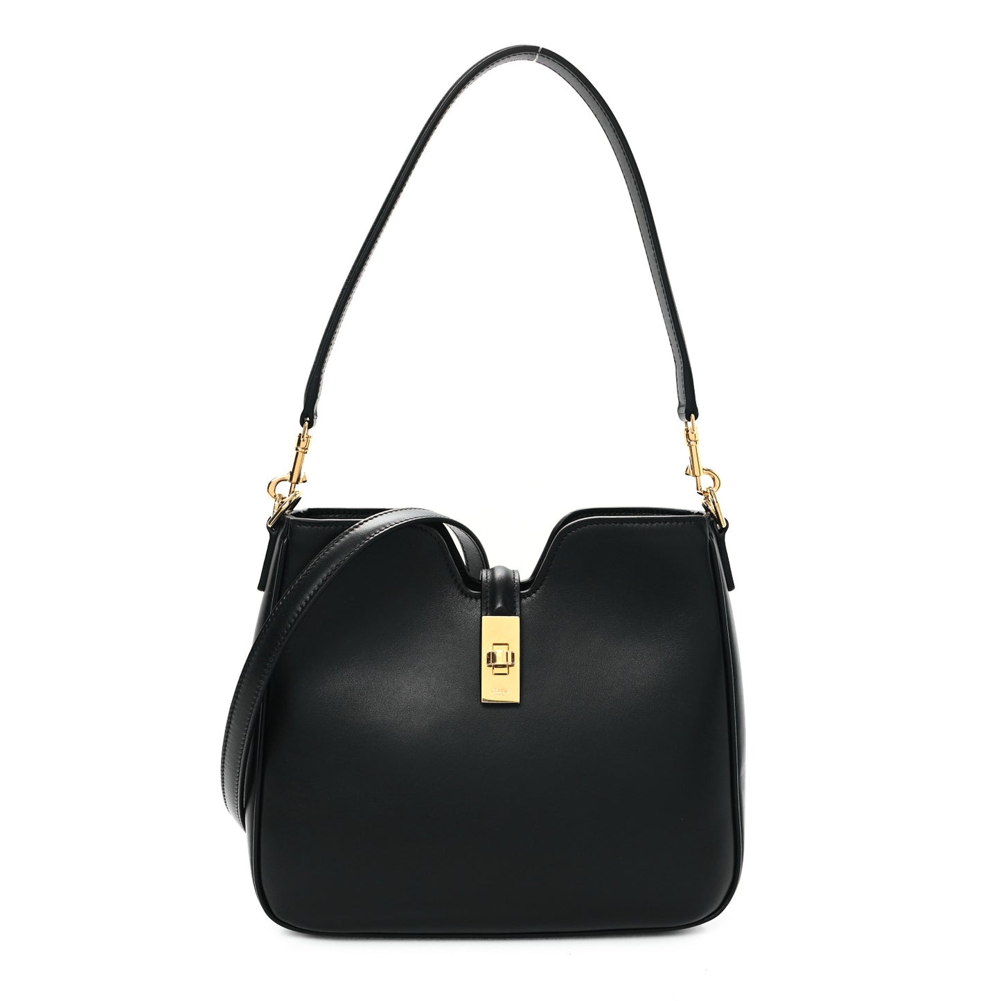 Smooth Calfskin Small Camille 16 Soft Bag Black