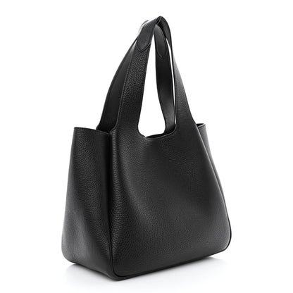 Prada Vitello Daino Soft Medium Dynamique Tote Black 3 of 10