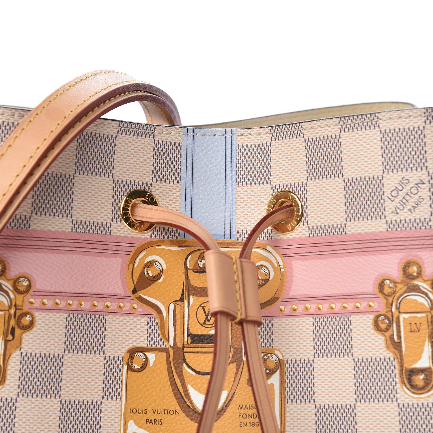 Louis Vuitton Damier Azur Summer Trunks Neonoe 9 of 13