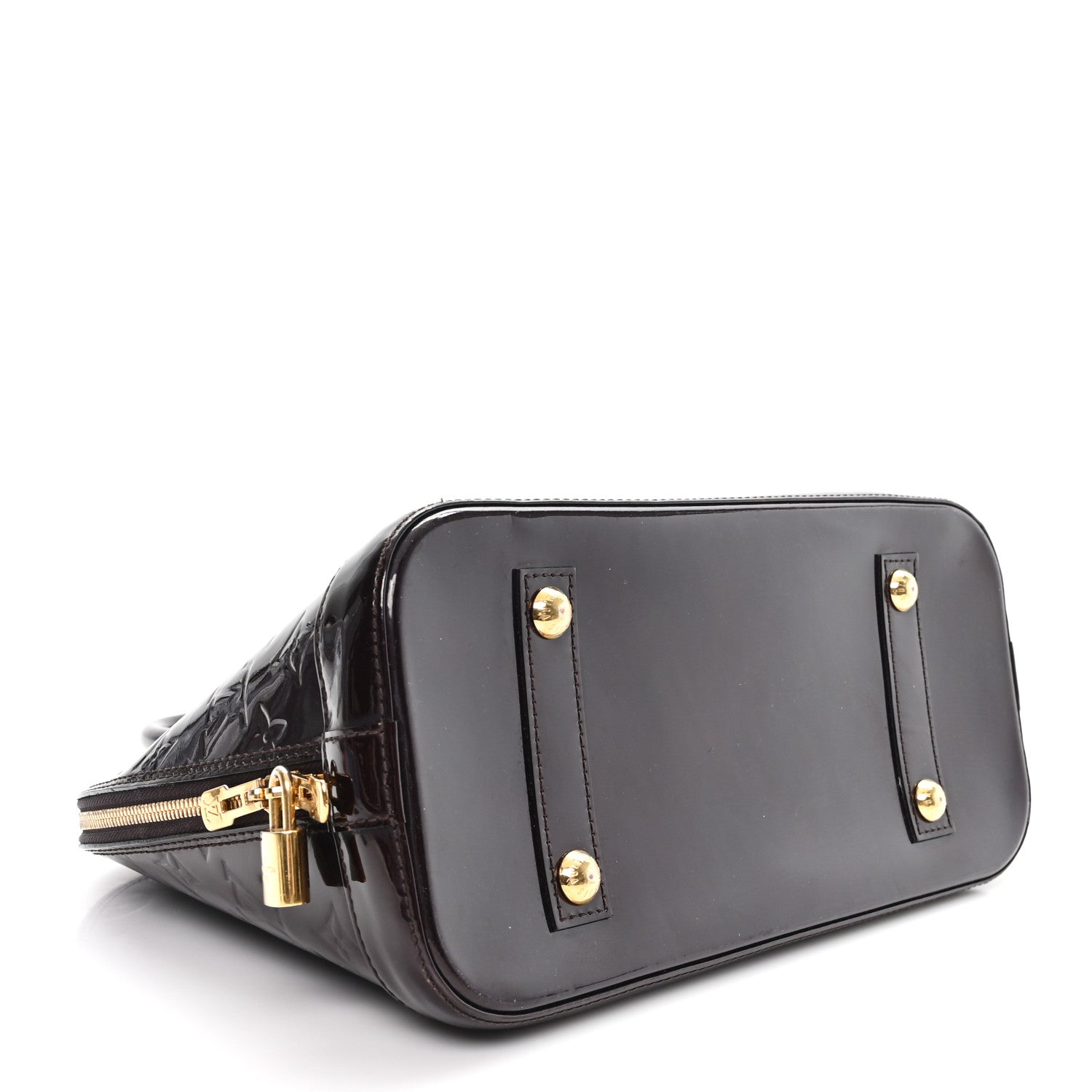 Louis Vuitton Vernis Alma MM Amarante 4 of 10