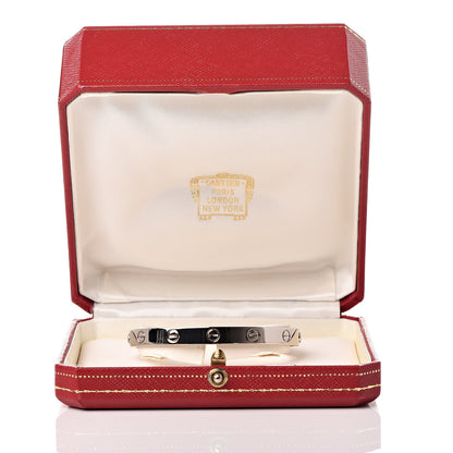 Cartier 18K White Gold LOVE Bracelet 17 10 of 10
