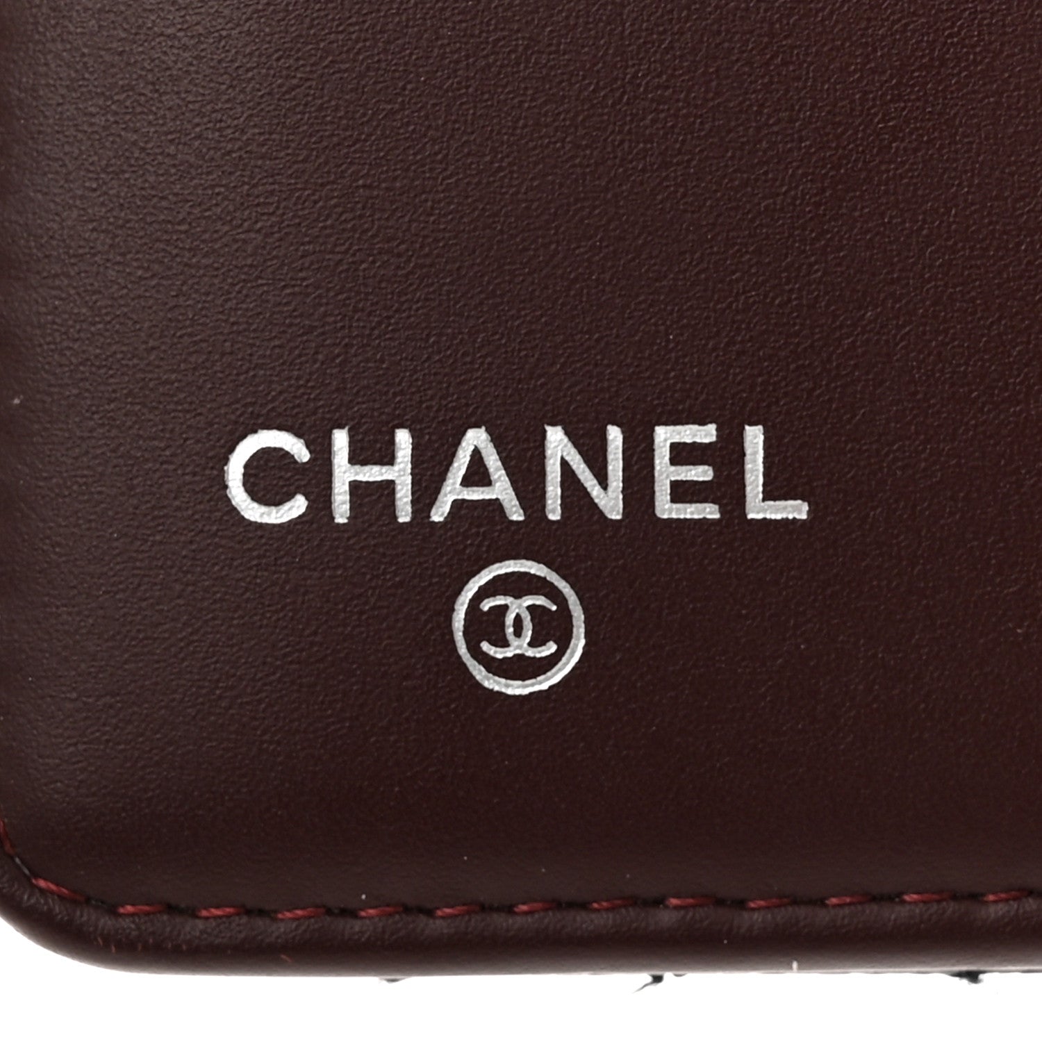 Chanel Caviar Chevron Quilted Yen Wallet Black 7 of 11
