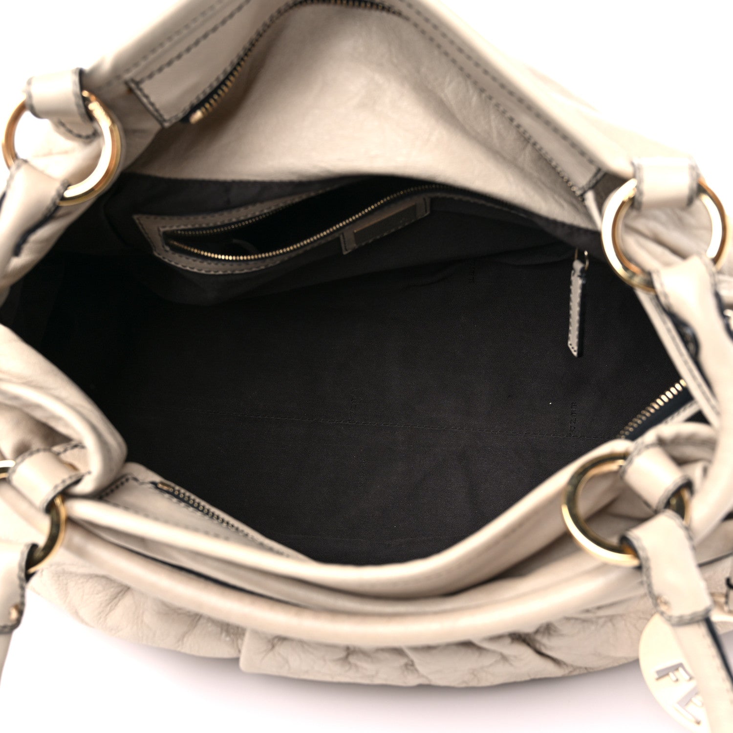 Fendi Nappa Large Chef Shopper Tote Chiaro 8 of 20