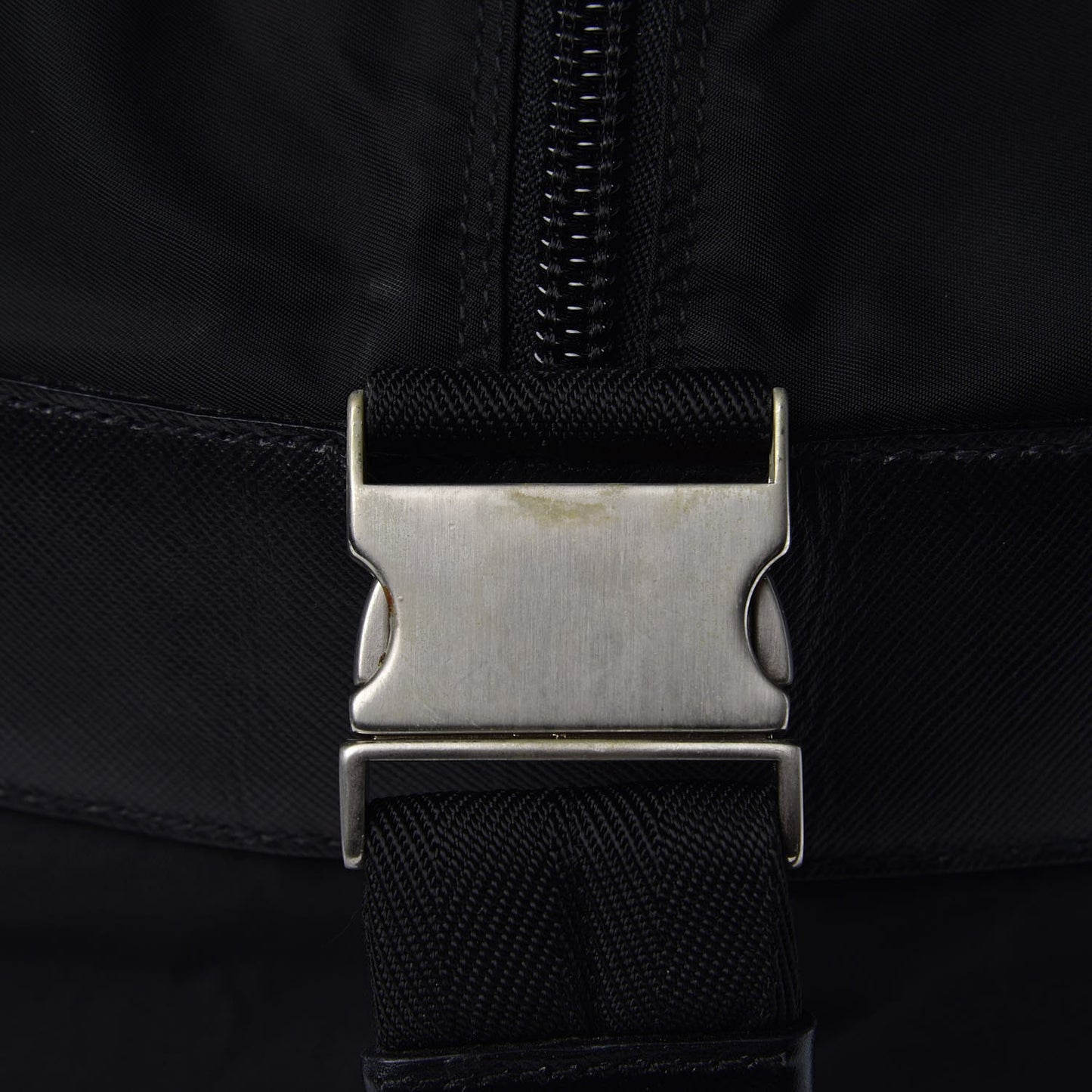 Tessuto Nylon Saffiano Weekender Black