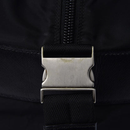 Prada Tessuto Nylon Saffiano Weekender Black 10 of 10