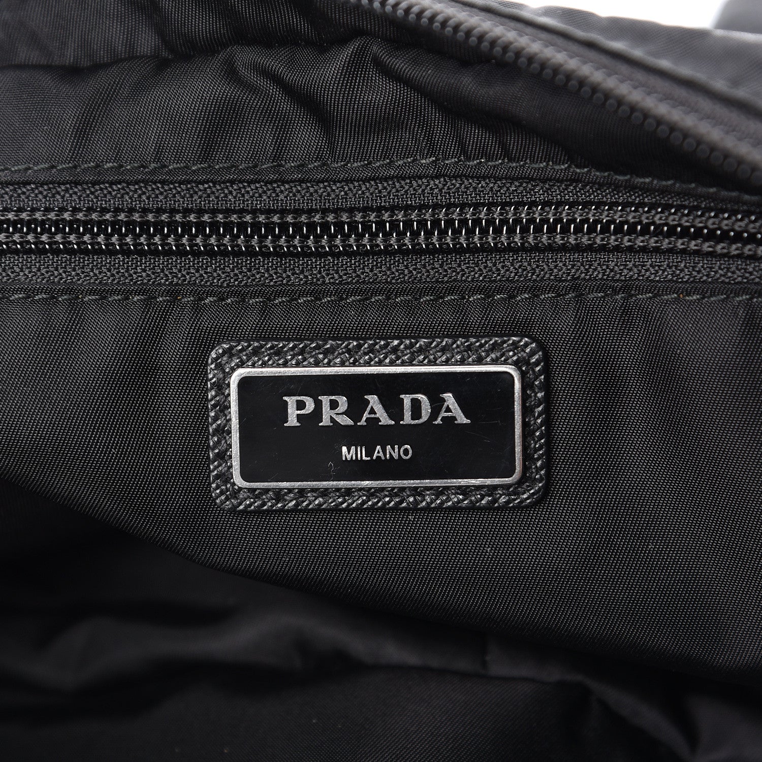 Prada Tessuto Nylon Belt Bag Black 6 of 11